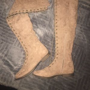 👢Suede Over-the-knee boots👢